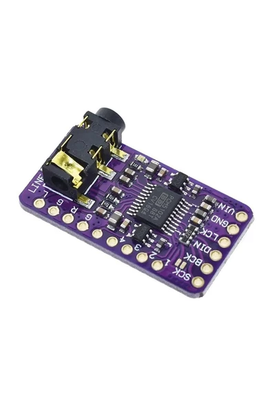 PCM5102A DAC Modül IIS Ses Kartı Müzik Üretici Dijital Analog Dönüştürücü Raspberry Pi Esp32 ürün görseli