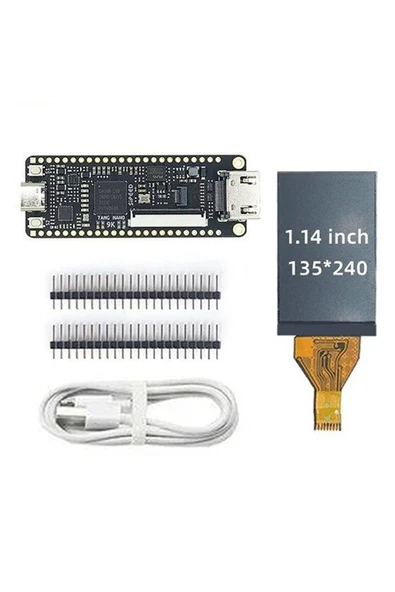 Sipeed Tang Nano 9K Fpga Geliştirme Kartı Gowin GW1NR-9 Risc-V 8640 Lojik Blok 6480 Flip Flop