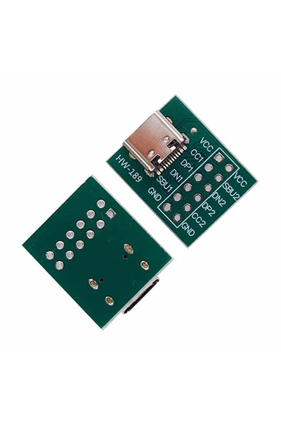 Usb Type C To Dip Pcb 12 Pin Adaptör Kart - Resim 4
