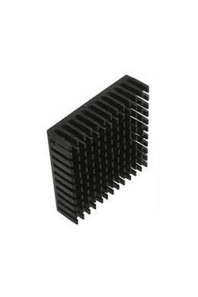 Aluminyum Soğutucu 4x4cm Altın Renk 40x40mm 143 Kanat Pasif Radyatör Peltier - 3