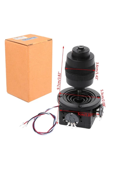 Jh-d400x-r4 4 Eksen Joystick Butonlu 10k Potansiyometre Ptz 4d Otomasyon Endüstriyel Vinç - Resim 7