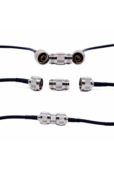 N Tip Dişi To N Tip Dişi Soket Adaptör Konnektör 0-6ghz Rf Wi-fi Anten Fpv Lora - Resim 5