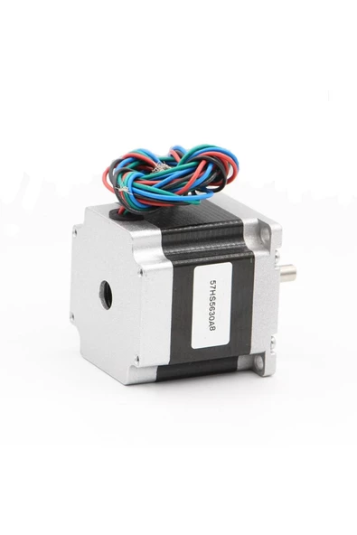 57hs5630 Nema 23 Step Motor 1.1nm 2.7v 3a 8mm D Mil 2 Faz 1.8 Derece 200 Adım 3d Yazıcı Printer Cnc - Resim 7