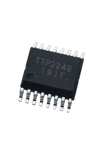 TTP224N-BSB 4 Buton Kapasitif Dokunmatik Sensör Entegresi SSOP16 Algılayıcı Işık Lamba Vantilatör - Resim 7