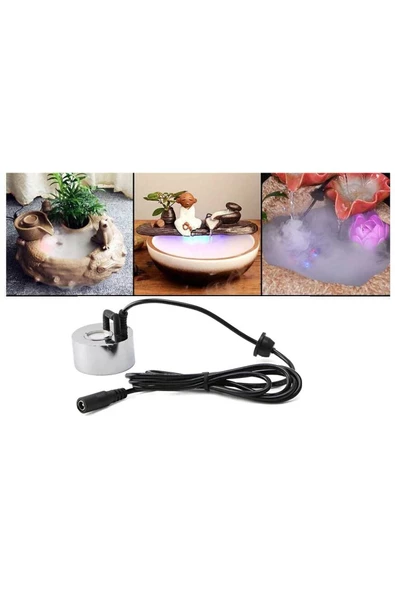 Nem Nozülü Soğuk Buhar Üretici 24V 1A Sis Duman Jeneratörü Atomizer Kuluçka Makinesi Bitki Kafe - Resim 4