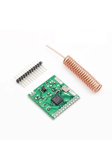 Sı4432 433mhz Rf Kablosuz Haberleşme Modülü Transceiver - Resim 4
