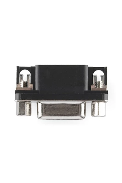 DB9 90 Derece Dişi Bağlantı Konnektörü DSUB 9 Pin Pcb Montaj Tip RS232 Rs485 Data Bağlantı Soketi Vi - Resim 3
