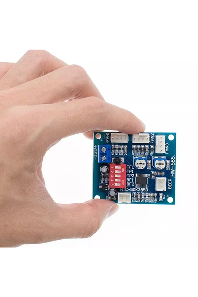 3 Kanal Dc 12V 4A Pwm Fan Hız Kontrol Hw585 Otomatik Sıcaklık Kontrol Ntc Sensör Buzzer Uyarı Pc - Resim 2