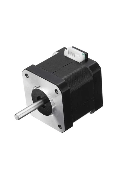 17hs4401s-09 Nema 17 Step Motor 0.28n.m 0.9 Derece 400 Adıım D Mil 2 Faz 1.3a 3d Printer - Resim 2