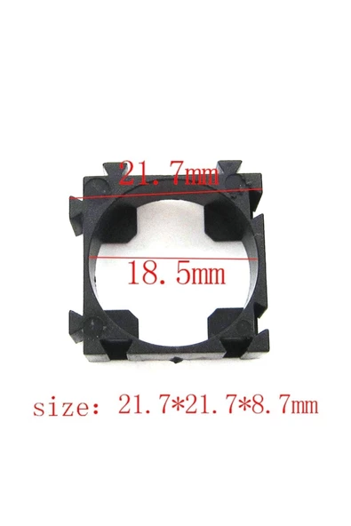 6 Adet 18650 Pil Tutucu Birleştirici - Spacer Pil Batarya - Resim 8