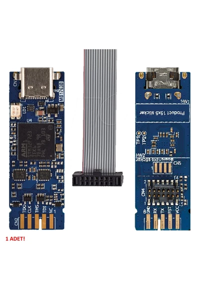 St V3 Mınıe Stm32 Jtag Swd Uyumlu Debugger Programmer Probe Type C Virtual Com - Resim 3