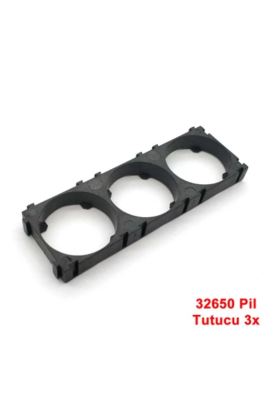 32650 3lü Pil Tutucu Birleştirici  32700 Lityum Lion Lipo Batarya Pil Yuvası - Resim 7