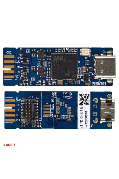 St V3 Mınıe Stm32 Jtag Swd Uyumlu Debugger Programmer Probe Type C Virtual Com - Resim 4