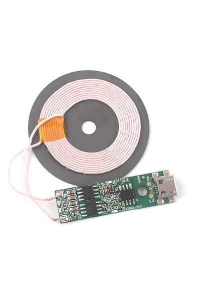 Kablosuz Şarj Modülü 5W 1A Mobil Akıllı Telefon Oyuncak Pil Şarj Transmiter Micro Usb Samsung Apple - Resim 6