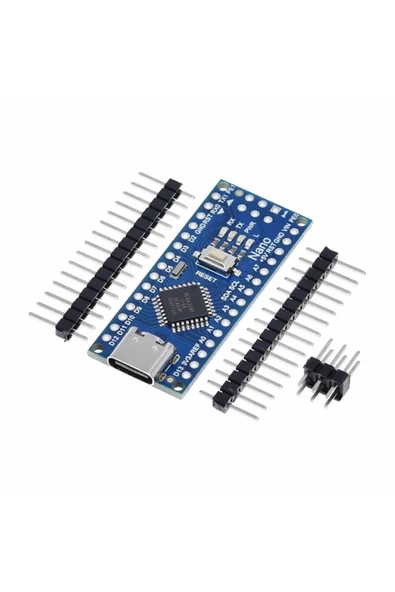 Arduino Nano 3.0 Type C Atmega328 Ch340 Açık Kaynak Kod Yazılım Geliştirme Eğitim Kartı - Resim 6