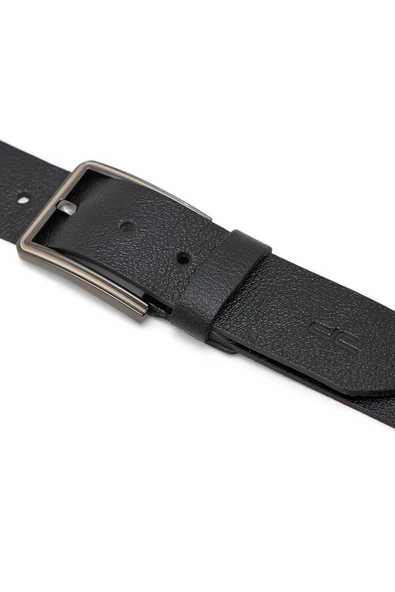 Erkek Siyah Deri Kemer 112533 - Resim 5