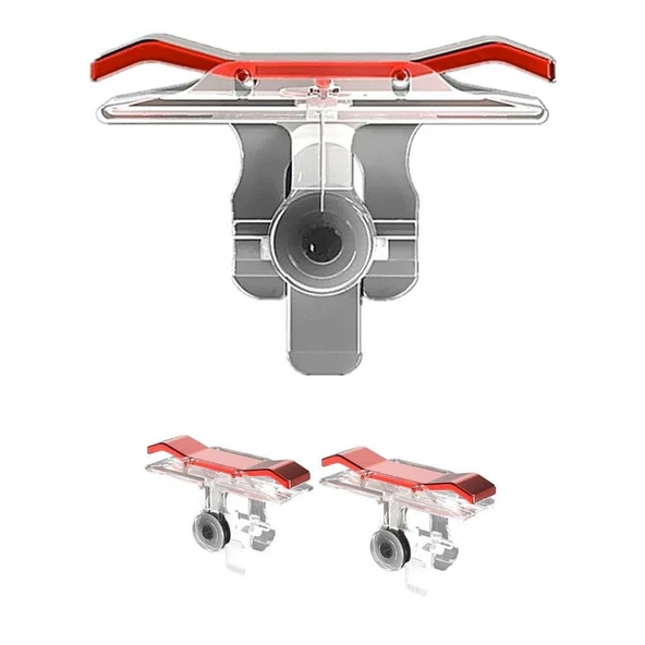 PUBG Ateş Tetik Düğmesi Tüm Telefonlar İçin Çift Oyun Adaptörü  Kutulu - 3