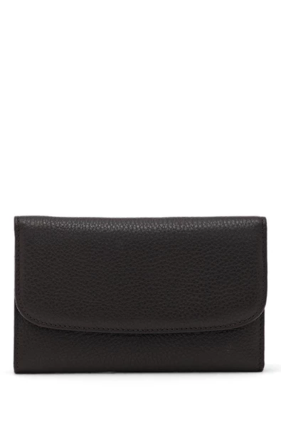 Kadın Deri Cüzdan Koyu Kahve 213501 - 2