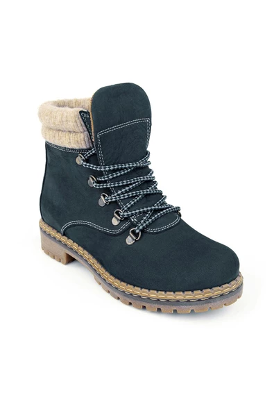 Muya Alegro Anatomik Taban Hakiki Deri Nubuk Kadın Bot - 11