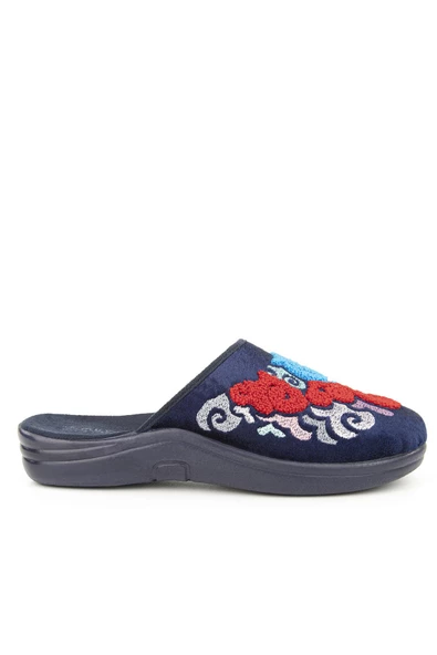 Muya Kastra Anatomik Taban Nakışlı Kadın Ev Terliği - 4