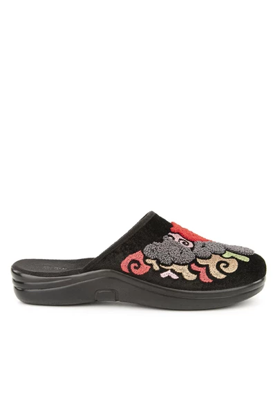 Muya Kastra Anatomik Taban Nakışlı Kadın Ev Terliği - 6