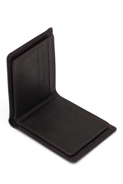 Erkek Deri Cüzdan Kahverengi 113553 - Resim 4