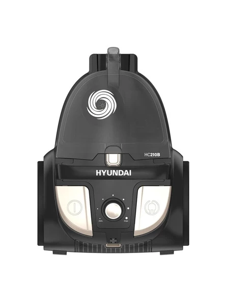Hyundai Toz Torbasız Süpürge - Siyah / Gold HC210B - 3