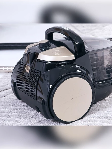 Hyundai Toz Torbasız Süpürge - Siyah / Gold HC210B