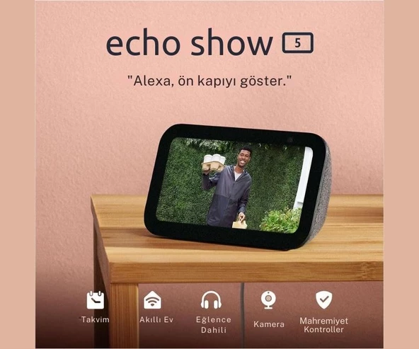 Amazon Echo Show 5 3. Nesil Akıllı Görüntülü Asistan Hoparlör - 5