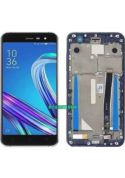 Gmr Asus Uyumlu Zenfone 3 Ze520Kl Lcd Ekran Dokunmatik Full Çıtalı Gold - 2