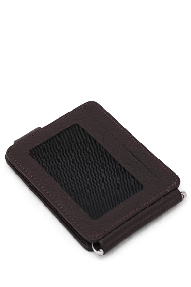 Erkek Deri Cüzdan Kartlık Kahverengi 114521 - 5