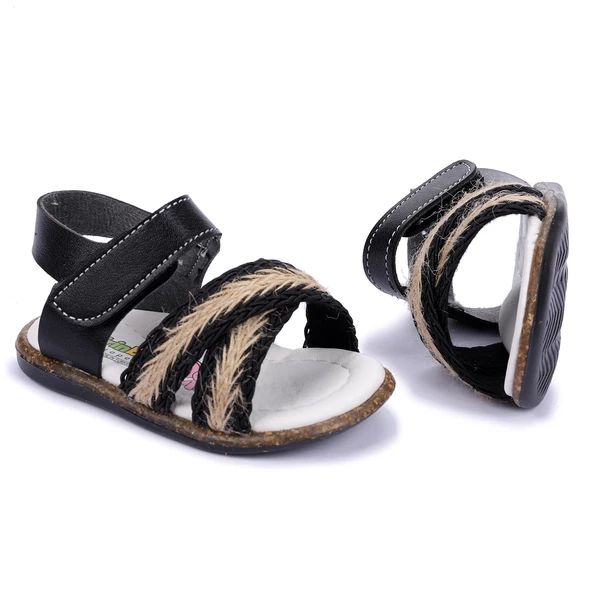 Kiko Kids Kız Çocuk İlk Adım Sandalet Şb 2150-54 Siyah