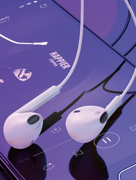 Hoco M111 Max Lightning Dijital Mikrofonlu Kablolu Kulaklık - 3