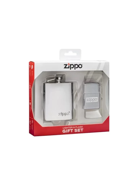 Zippo Çakmak 49358 Flask & Lighter Gift Set & Hediye Seti - 4