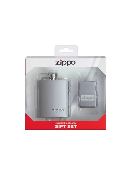 Zippo Çakmak 49358 Flask & Lighter Gift Set & Hediye Seti - 3