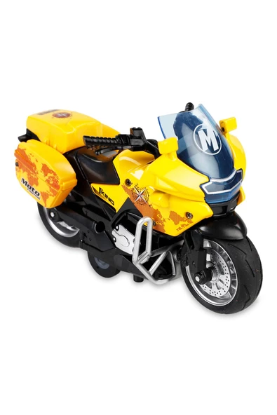 Hızlı ve Heyecanlı: Çek Bırak Metal Motorsiklet 12cm. - 3
