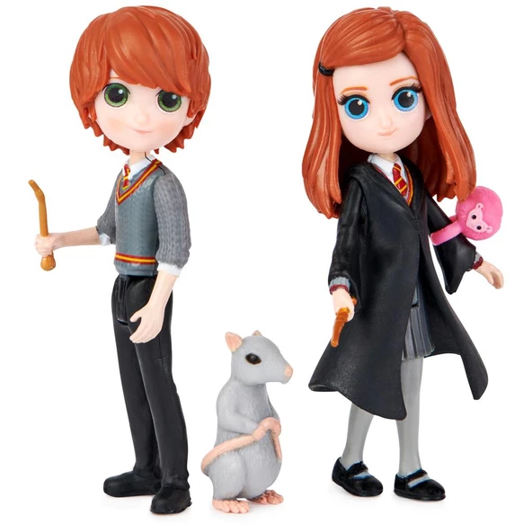 Spin Master Harry Potter Magical Minis Ron Weasley ve Ginny Weasley Dostluk Seti 6061834 - 2