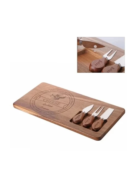 Balsa AKS1050 Akasya Peynir Sunum Tabağı 38x19 Cm - 1