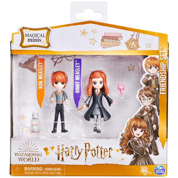 Spin Master Harry Potter Magical Minis Ron Weasley ve Ginny Weasley Dostluk Seti 6061834 - 6