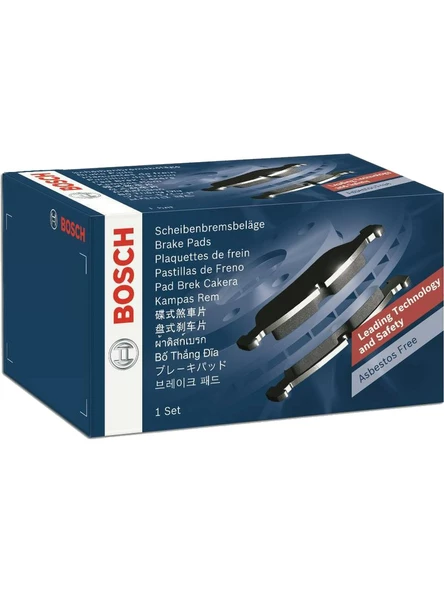 BOSCH 0986487690 ARKA FREN BALATASI PABUCLU C2 C3 C3 II C3 PLURIEL 1.1 / 1.2 / 1.4 HDI 03>