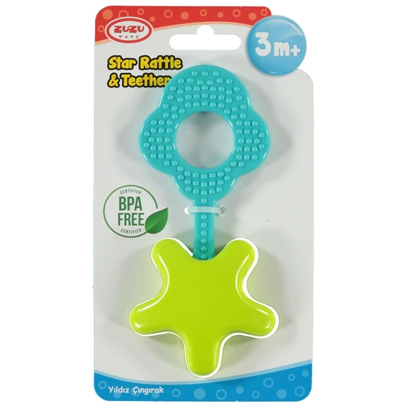 Zuzu Toys 4130 Yıldız Çıngırak Bebek Oyunakları - 2