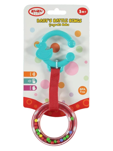 Zuzu Toys 4122 Çıngıraklı Halka Bebek Oyuncakları - 2