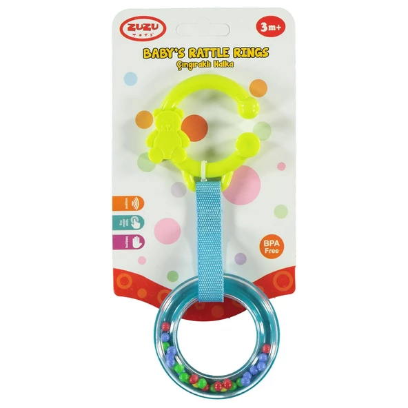 Zuzu Toys 4122 Çıngıraklı Halka Bebek Oyuncakları