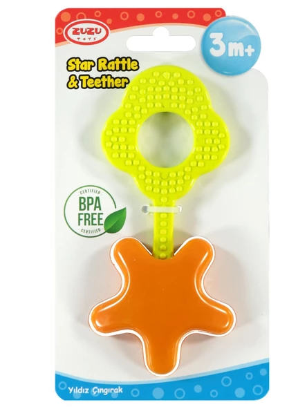 Zuzu Toys 4130 Yıldız Çıngırak Bebek Oyunakları - 3