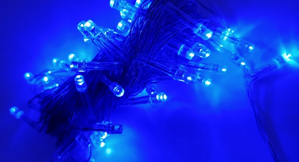 Ayarlanabilir Sekiz Fonksiyonlu 10 Metre 100 Ledli Yılbaşı Dekoratif Led Işık Aydınlatma - 5