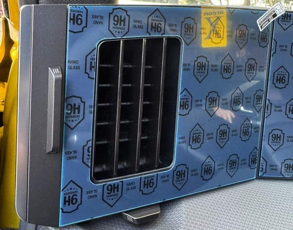 Opel Astra 2022 2023 2024 Pure Panel ve Sol Havalandırma Panel Uyumlu 9H Nano Ekran Koruyucu - 3