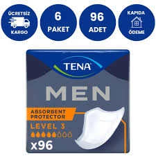 Tena Level 3 Süper 16'lı 6 Paket Erkek Mesane Pedi