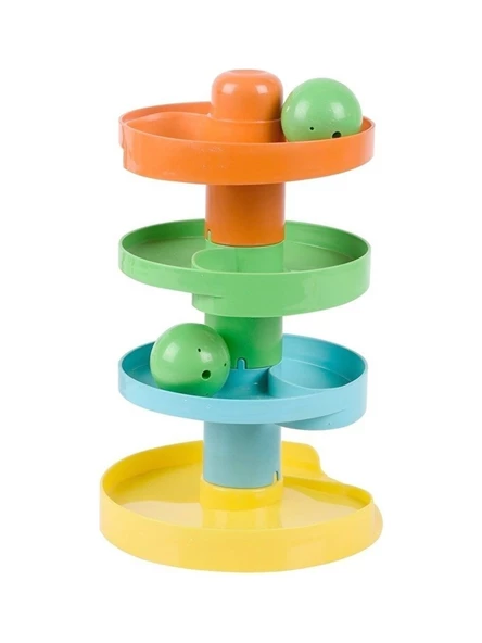 Zuzu Toys 4031 Raindrop Yağmur Damlası Çıngıraklı Top Yuvarlama Kulesi - 4