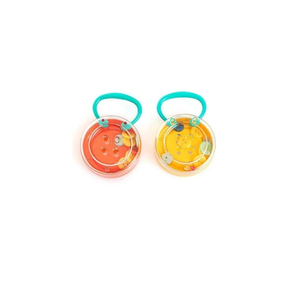 Zuzu Toys 4118 2'li Düğme Çıngırak Bebek Oyuncakları - 5
