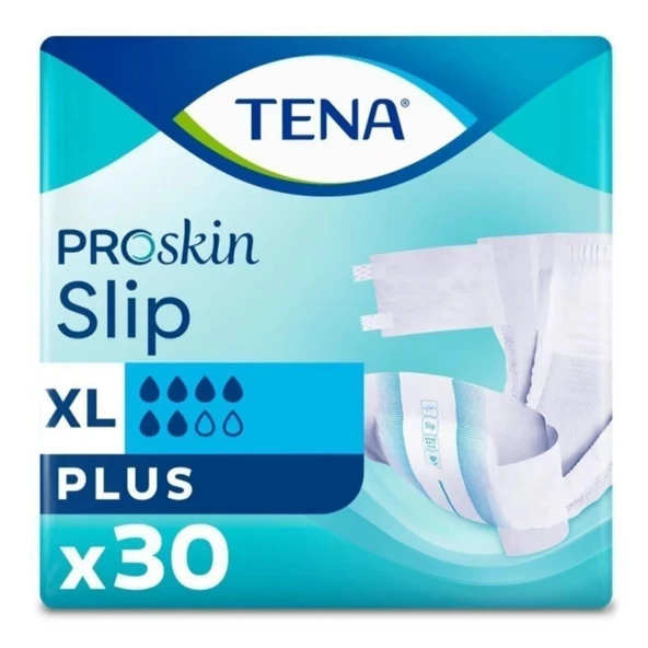 Tena Proskin Slip Plus Belbantlı Ekstra Büyük Boy XL 30'lu Hasta Bezi